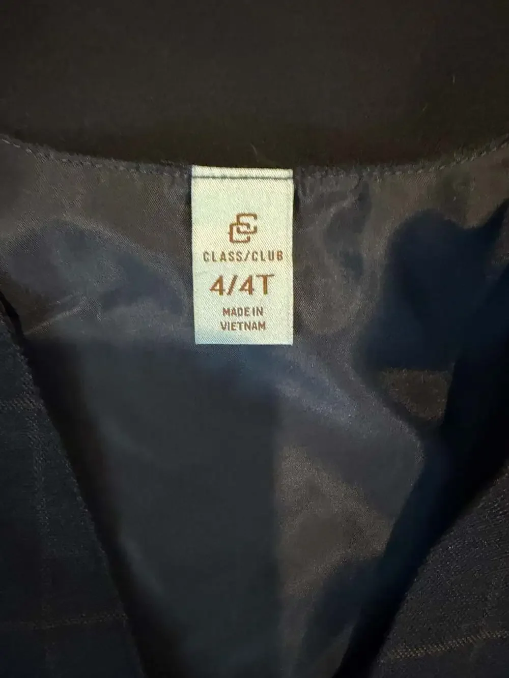Class Club Boys 4-Piece Suit Set Blazer Vest Shirt Pants size 4/5